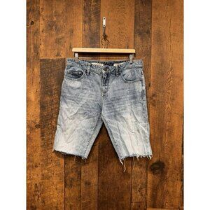 Pilcro And The Letter Press women’s Denim Shorts Cut Off Hyphen Size 30 EUC